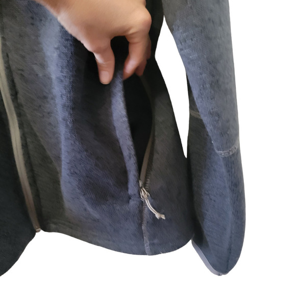 Avalanche Fleece Zip Up Front Jacket Sweater Zip Pockets Long Sleeve Men's LX - Picture 3 of 9